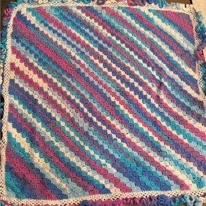 Multicolor Crochet Blanket